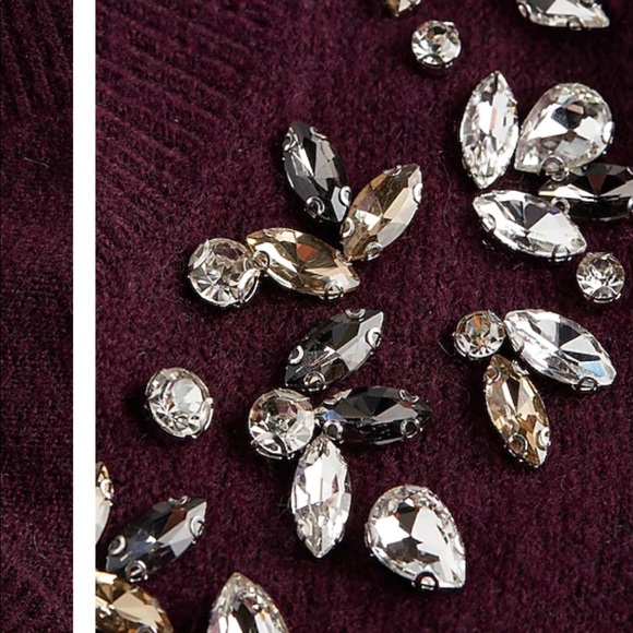 Express embellished faux button up cardigan size M - Picture 9 of 16